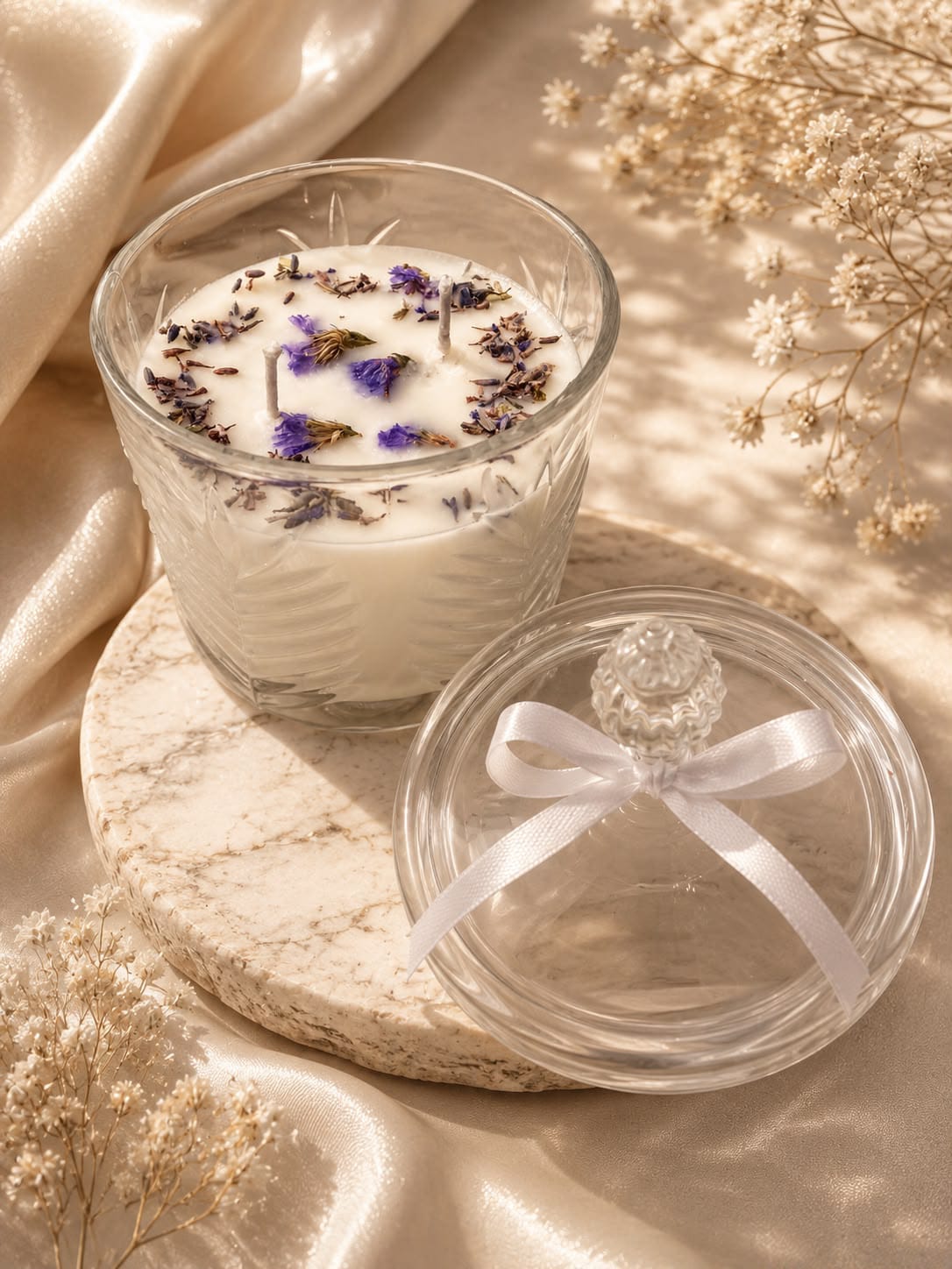 Velón de lavanda